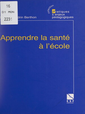 cover image of Apprendre la santé à l'école